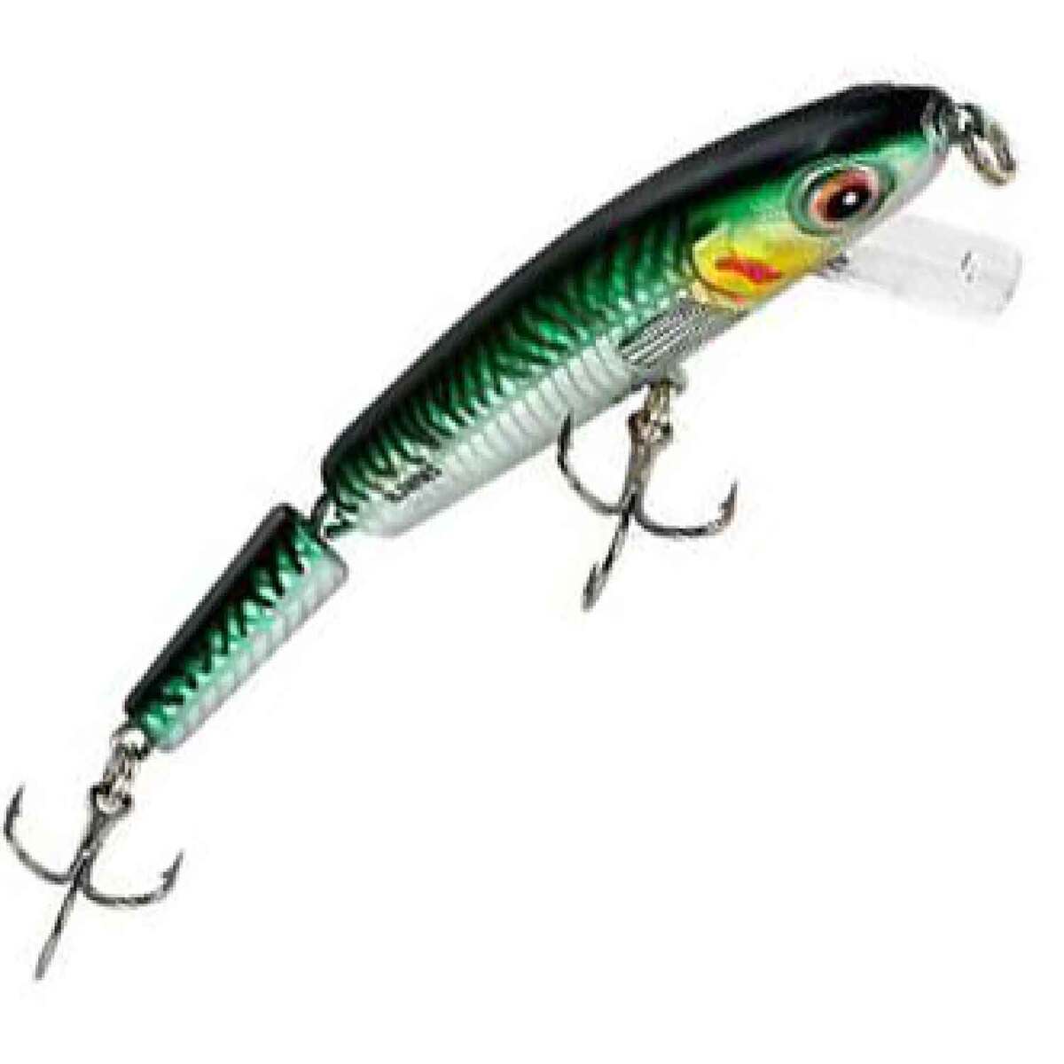 Bomber Jointed Wake Minnow Hard Minnow Bait - Green Mackerel, 3/4oz, 5-3/8in - Green Mackerel Bomber Jointed Wake Minnow Hard Minnow Bait - Green Mackerel, 3/4oz, 5-3/8in - Green Mackerel