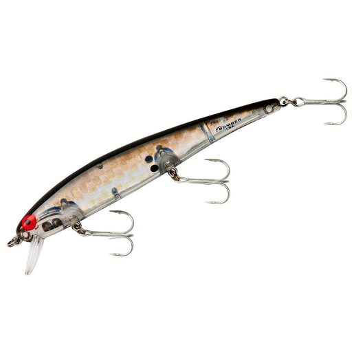 Bomber Long A B15A 4-1/2 in, 1/2 oz. Jerkbait Bait - Silver Prism/Black Back