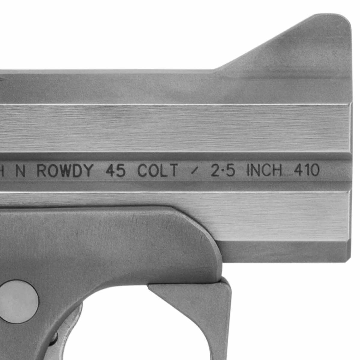 Bond Arms Rowdy BARW 45 (Long) Colt 3in Stainless Pistol - 2 Rounds Bond Arms Rowdy BARW 45 (Long) Colt 3in Stainless Pistol - 2 Rounds