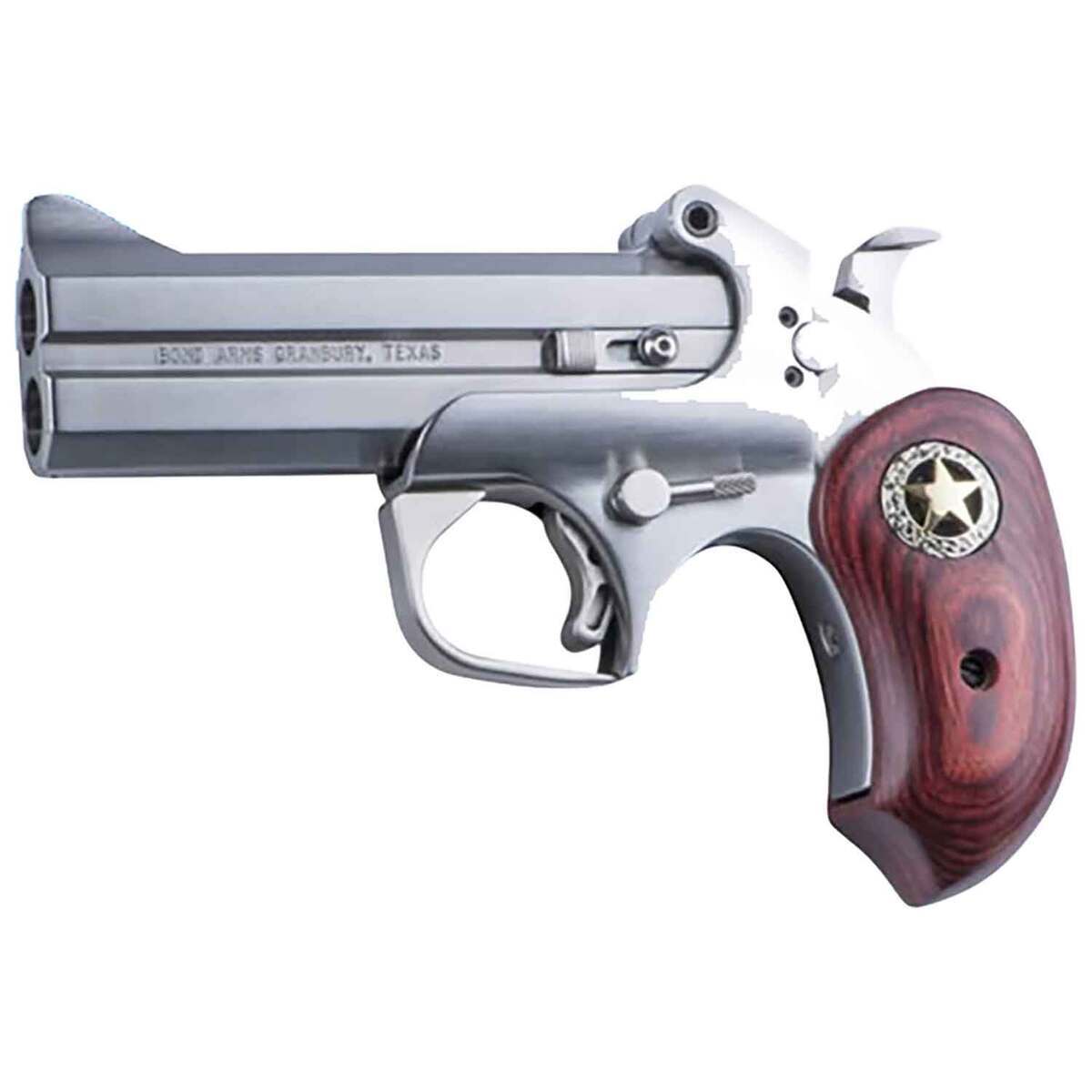 Bond Arms Rustic Ranger 45 (Long) Colt 4.25in Stainless Steel Break Action - 2 Rounds Bond Arms Rustic Ranger 45 (Long) Colt 4.25in Stainless Steel Break Action - 2 Rounds