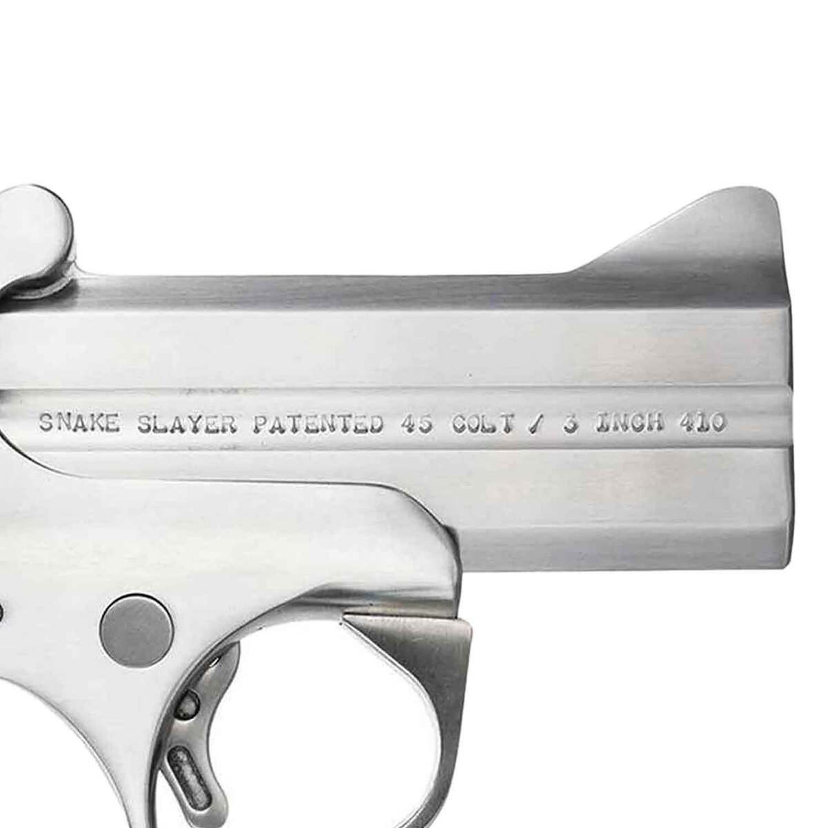 Bond Arms Snake Slayer 45 (Long) Colt 3.5in Stainless Handgun - 2 Rounds Bond Arms Snake Slayer 45 (Long) Colt 3.5in Stainless Handgun - 2 Rounds