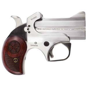 Bond Arms Texas Defender 357 Magnum 3in Stainless Steel Pistol - 2 Rounds Bond Arms Texas Defender 357 Magnum 3in Stainless Steel Pistol - 2 Rounds