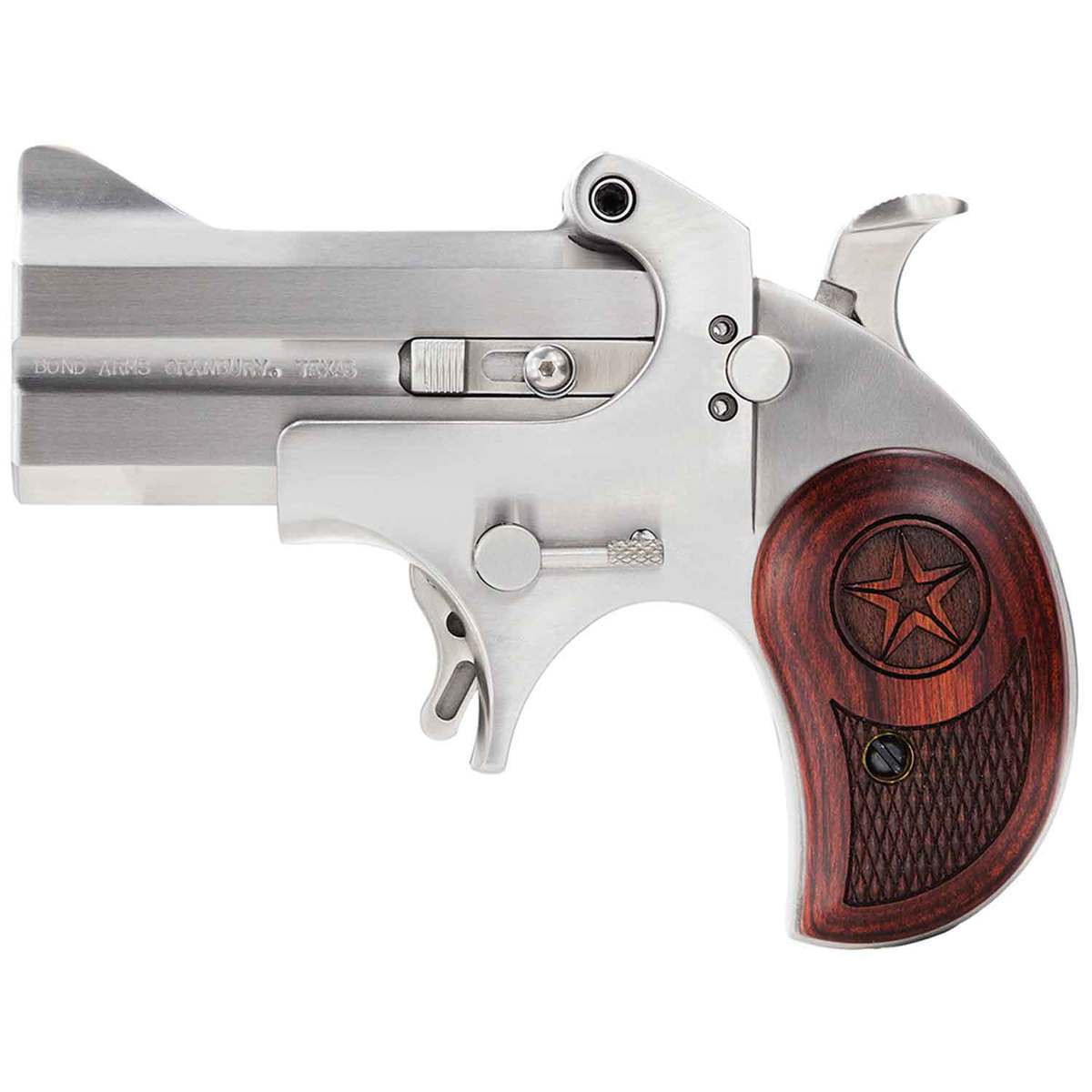 Bond Cowboy Defender 357 Magnum 3in Stainless Steel Handgun - 2 Rounds Bond Cowboy Defender 357 Magnum 3in Stainless Steel Handgun - 2 Rounds