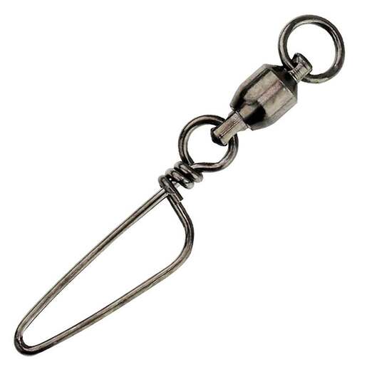 Boone Bait Ball Bearing Swivel with Coastlock Snap - Black 5