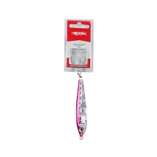 Boone Bait Needlefish Jigging Spoon – Pink/Silver
