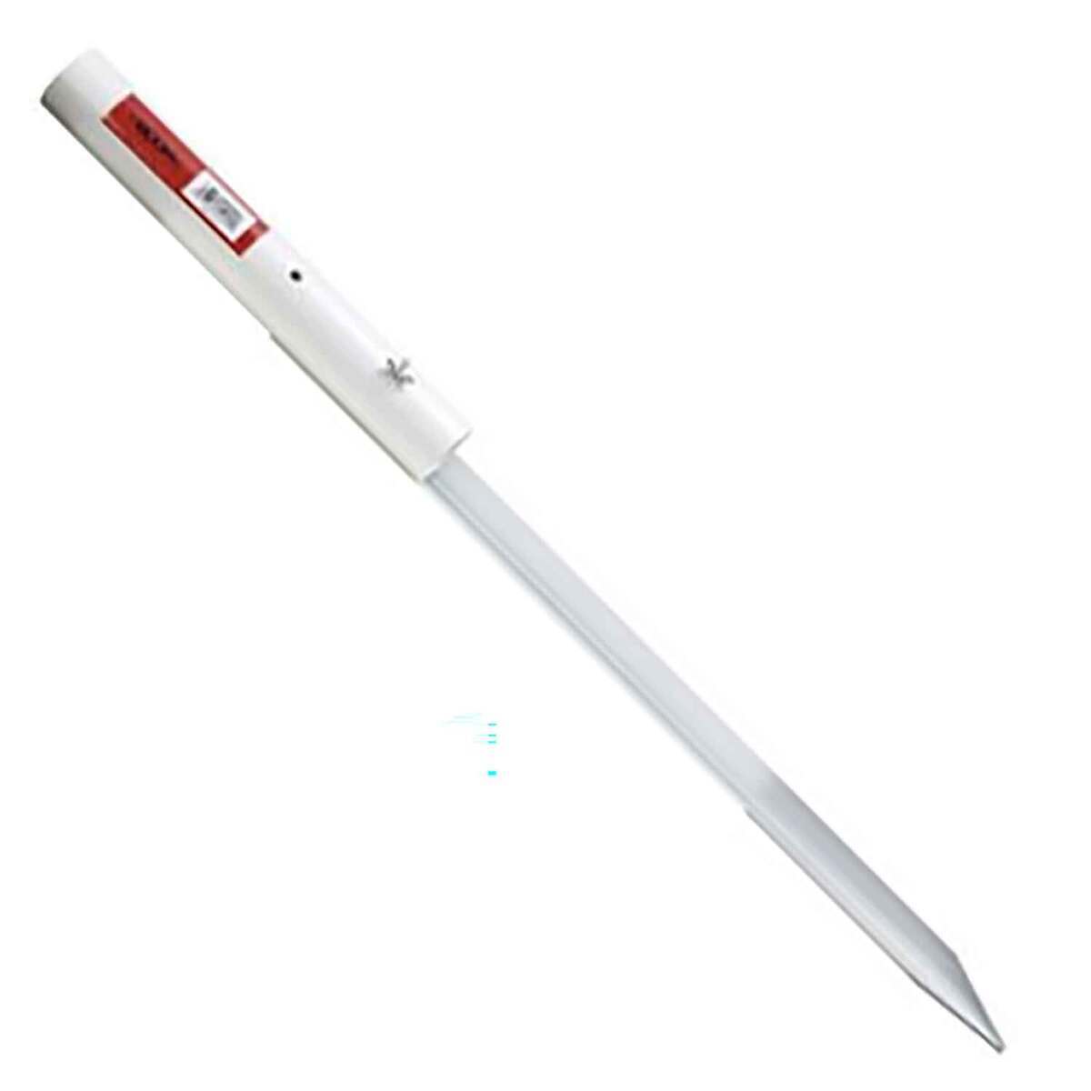 Boone Bait Sand Spike Bank Rod Holder - White, 33in - White Boone Bait Sand Spike Bank Rod Holder - White, 33in - White