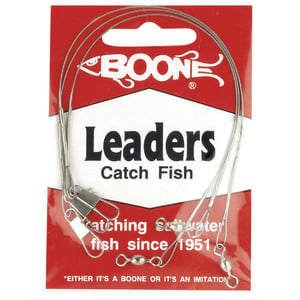 Boone Bait Nylon Coated Bright Stainless Steel Leader