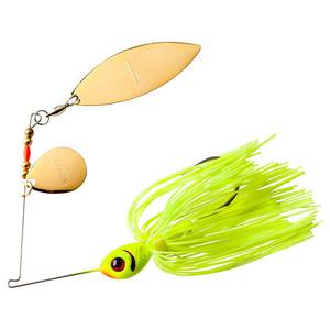 Booyah Tandem Blade Spinnerbait - Chartreuse, 1/2oz