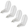 Booyah ToadRunner Jr. Hard Body Frog Replacement Tails - 4pk - Clear