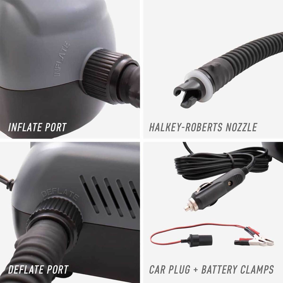 BOTE AeroPump Auto Electric Pump II - Grey BOTE AeroPump Auto Electric Pump II - Grey