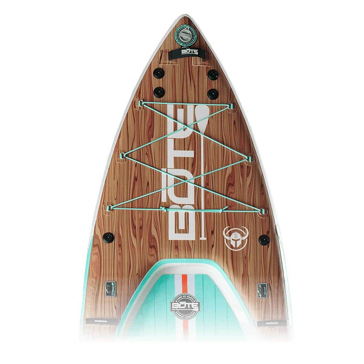BOTE Rover Aero Inflatable Micro Skiff - 12.5ft Brown - Classic Teak BOTE Rover Aero Inflatable Micro Skiff - 12.5ft Brown - Classic Teak