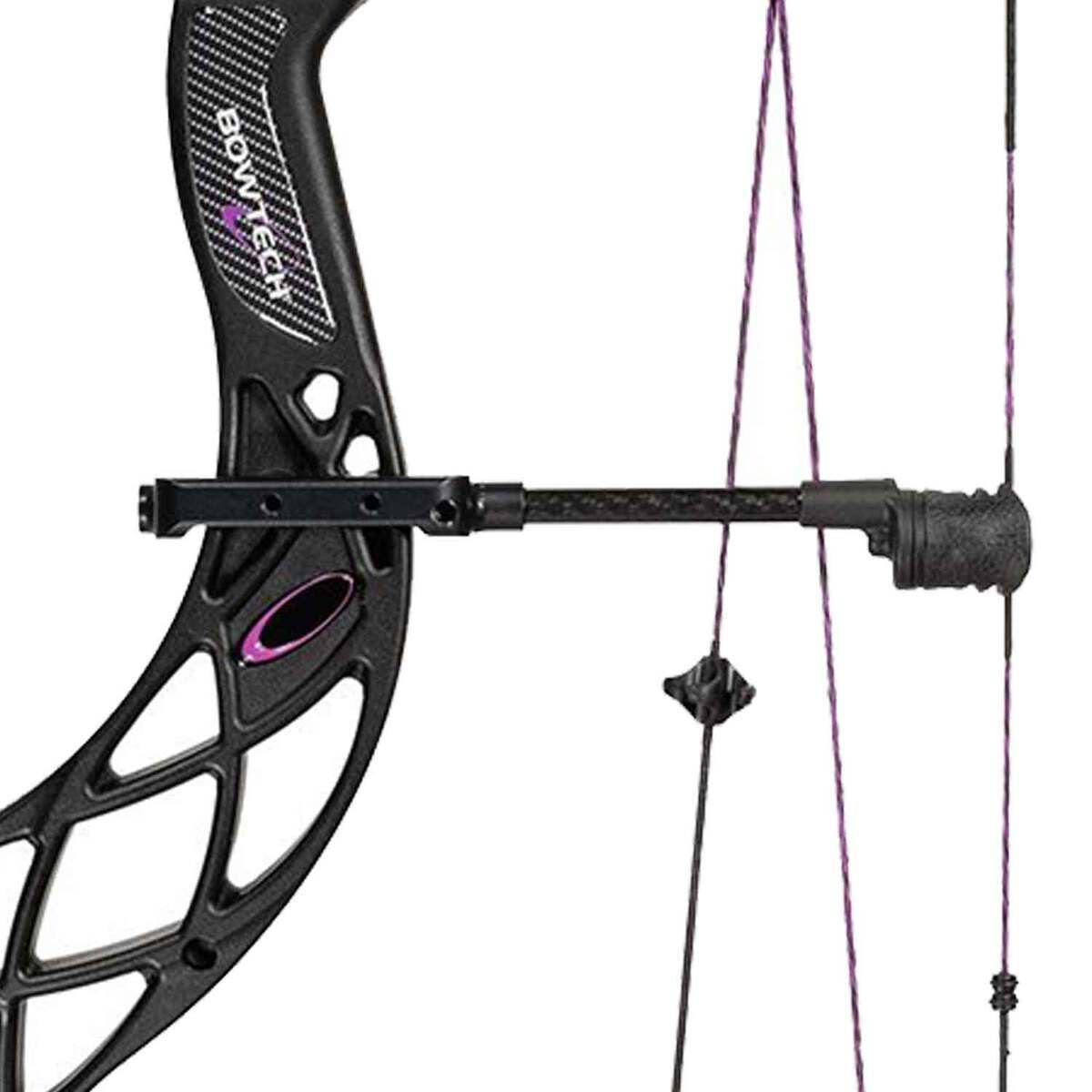 Bowtech Carbon Rose 50lbs Right Hand Black Bow - RAK Package ...