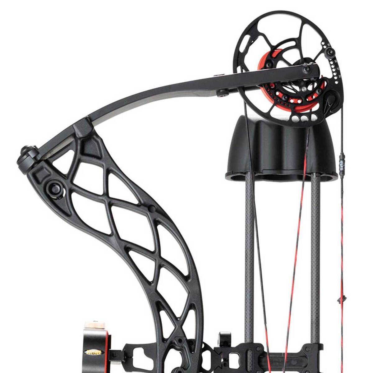 Bowtech Carbon Zion 60lbs Right Hand Black Compound Bow - RAK Package ...