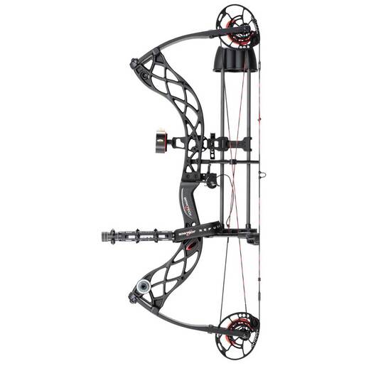 Bowtech Carbon Zion 70lbs Right Hand Black Compound Bow – RAK Package – Black