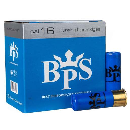 BPS 16 Gauge 2-3/4in #8 1oz Upland Shotshells – 25 Rounds – #8