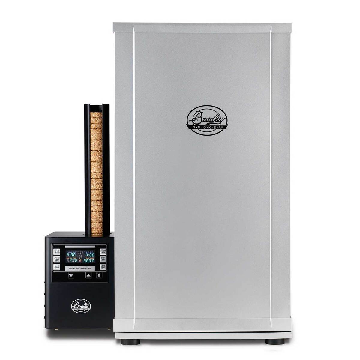 Bradley Digital Electric Smoker - Silver - Silver Bradley Digital Electric Smoker - Silver - Silver