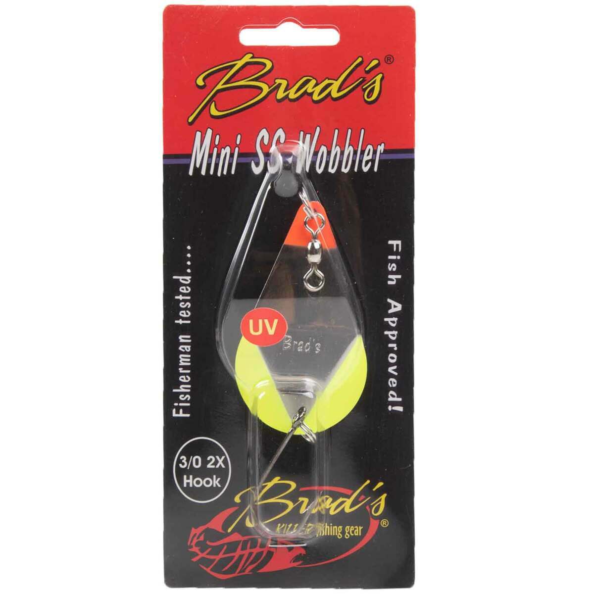 Brad's Killer Fishing Gear Mini SS Wobbler Trolling Spoon Brad's Killer Fishing Gear Mini SS Wobbler Trolling Spoon