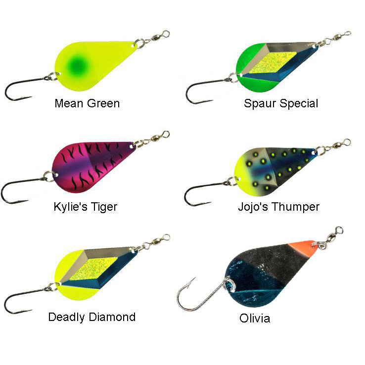Brad's Killer Fishing Gear Mini SS Wobbler Trolling Spoon Brad's Killer Fishing Gear Mini SS Wobbler Trolling Spoon