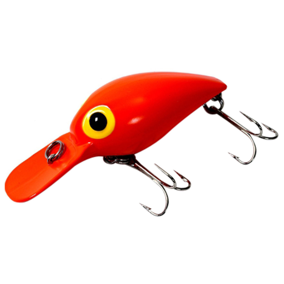 Brad's Little Wiggler Medium Diving Crankbait - Fluorescent Red, 1/5oz, 2in - Fluorescent Red Brad's Little Wiggler Medium Diving Crankbait - Fluorescent Red, 1/5oz, 2in - Fluorescent Red