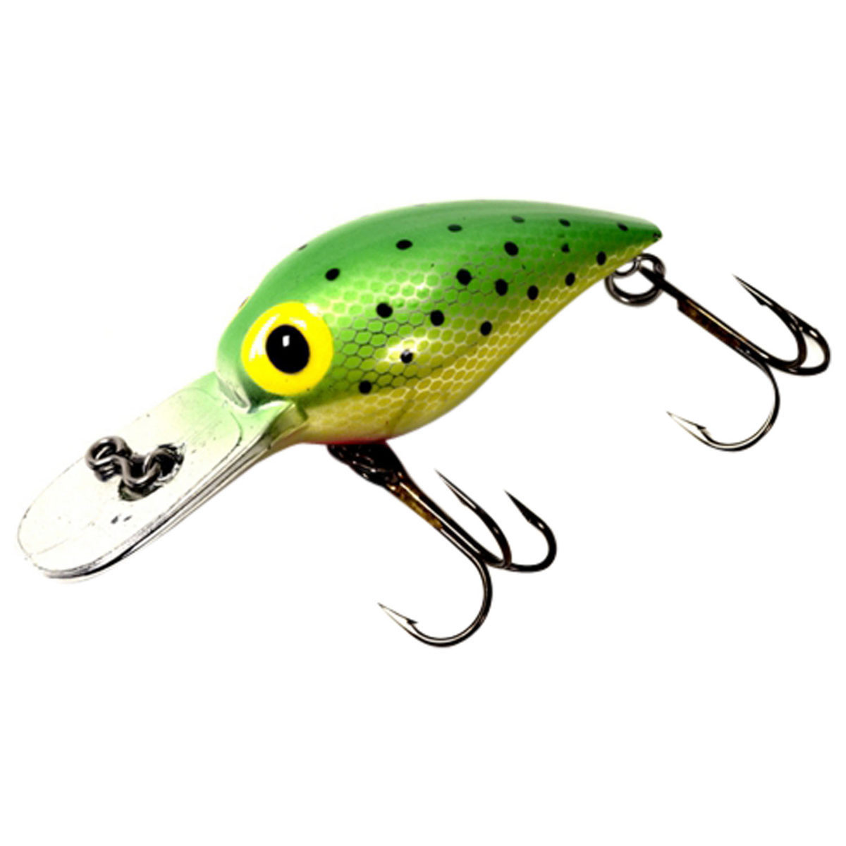 Brad's Little Wiggler Medium Diving Crankbait - Green Speck, 1/5oz, 2in - Green Speck Brad's Little Wiggler Medium Diving Crankbait - Green Speck, 1/5oz, 2in - Green Speck