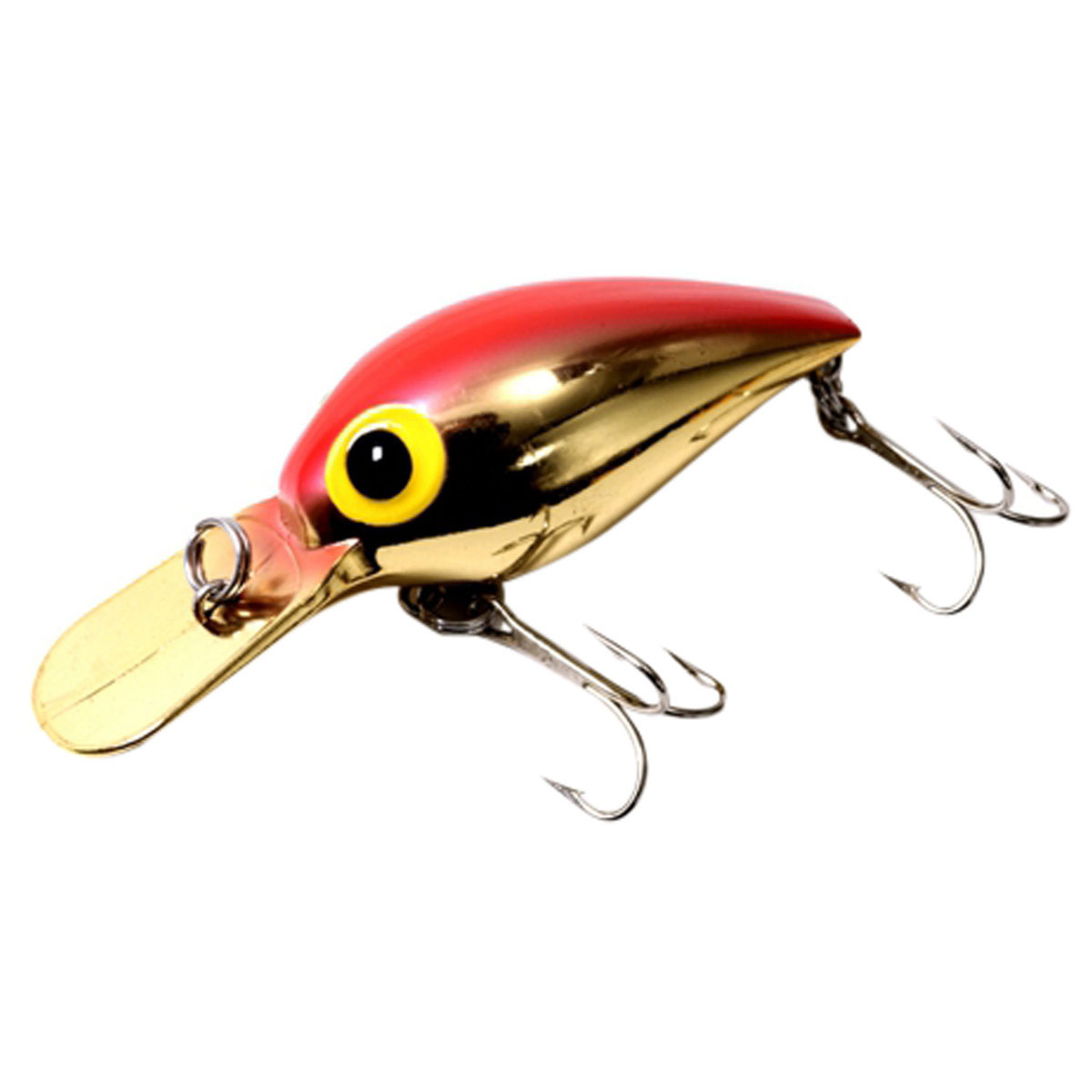 Brad's Little Wiggler Medium Diving Crankbait - Metallic Gold with Red Back, 1/5oz, 2in - Metallic Gold with Red Back Brad's Little Wiggler Medium Diving Crankbait - Metallic Gold with Red Back, 1/5oz, 2in - Metallic Gold with Red Back