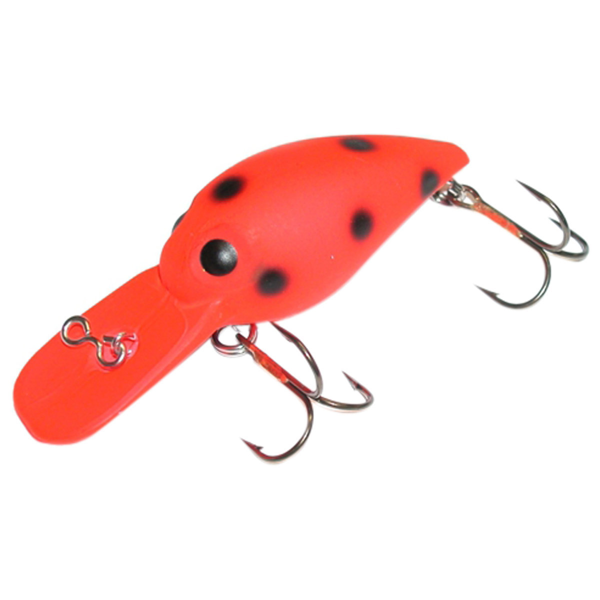 Brad's Magnum Wiggler Extra Deep Diving Crankbait - Flat Red with Black Dots, 3/4oz, 3-3/4in - Flat Red with Black Dots Brad's Magnum Wiggler Extra Deep Diving Crankbait - Flat Red with Black Dots, 3/4oz, 3-3/4in - Flat Red with Black Dots