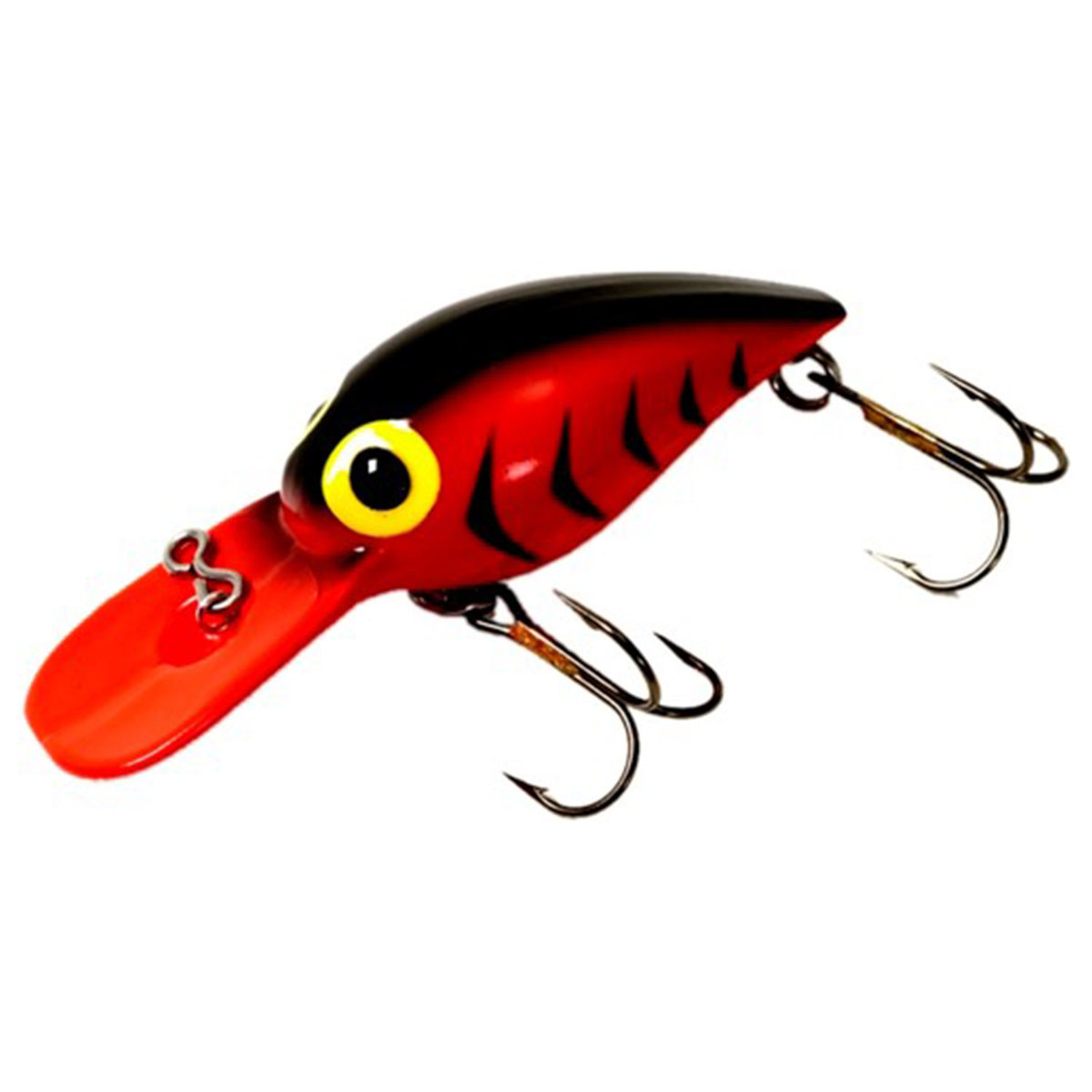 Brad's Magnum Wiggler Extra Deep Diving Crankbait - Fluorescent Red with Black Herringbone, 3/4oz, 3-3/4in - Fluorescent Red with Black Herringbone Brad's Magnum Wiggler Extra Deep Diving Crankbait - Fluorescent Red with Black Herringbone, 3/4oz, 3-3/4in - Fluorescent Red with Black Herringbone