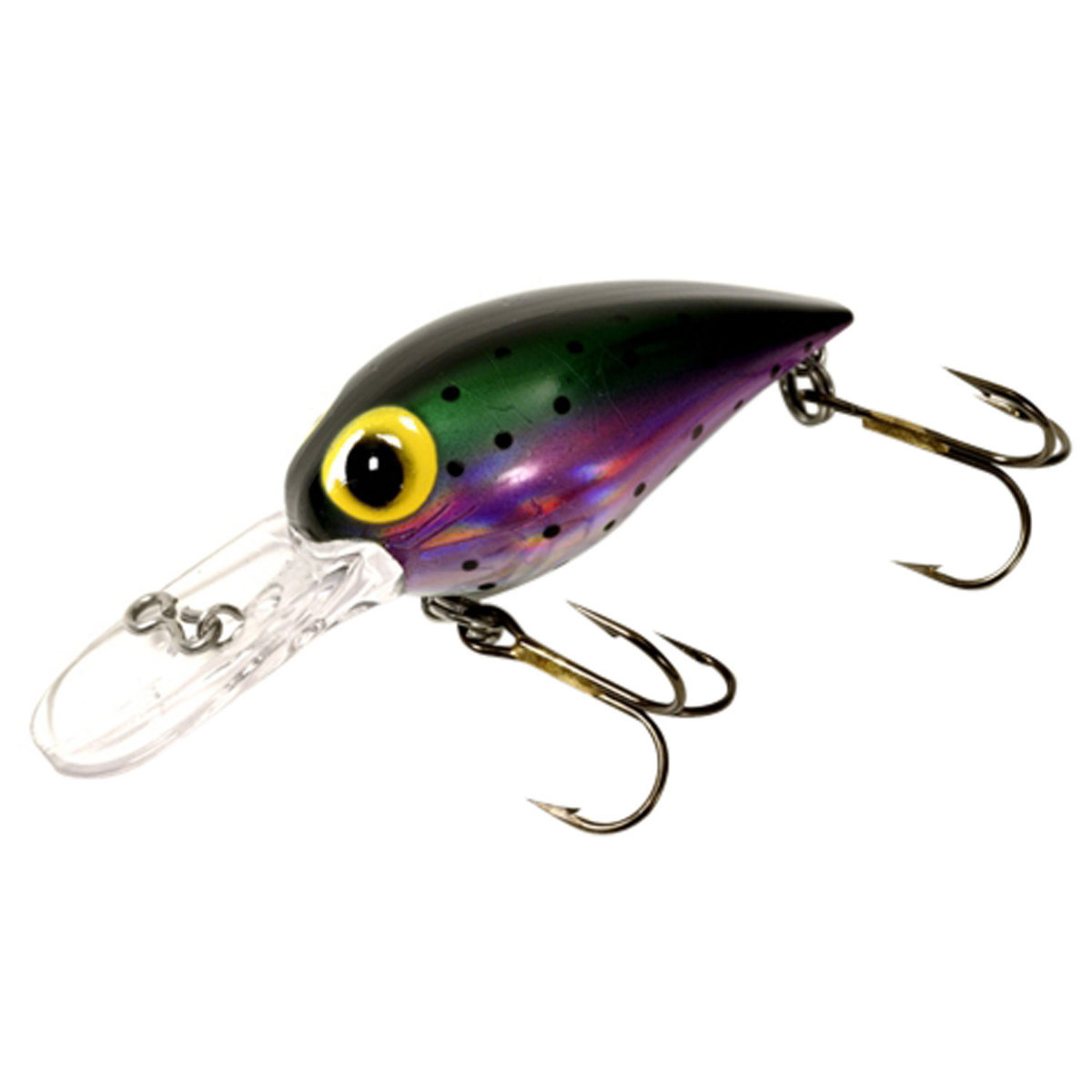 Brad's Magnum Wiggler Extra Deep Diving Crankbait - Lazer Rainbow, 3/4oz, 3-3/4in - Lazer Rainbow Brad's Magnum Wiggler Extra Deep Diving Crankbait - Lazer Rainbow, 3/4oz, 3-3/4in - Lazer Rainbow