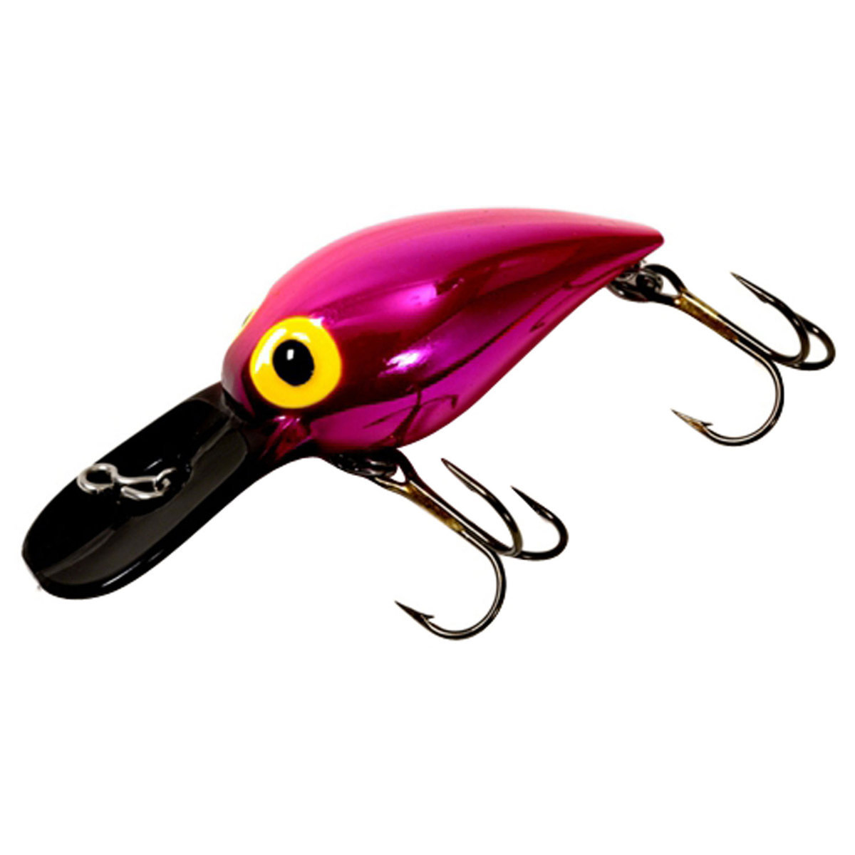 Brad's Magnum Wiggler Extra Deep Diving Crankbait - Metallic Pink with Black Bill, 3/4oz, 3-3/4in - Metallic Pink with Black Bill Brad's Magnum Wiggler Extra Deep Diving Crankbait - Metallic Pink with Black Bill, 3/4oz, 3-3/4in - Metallic Pink with Black Bill