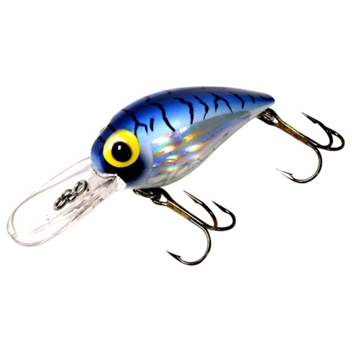 Brad's Magnum Wiggler Extra Deep Diving Crankbait - Metallic Silver Side / Blue Top and Black, 3/4oz, 3-3/4in - Metallic Silver Side / Blue Top and Black Brad's Magnum Wiggler Extra Deep Diving Crankbait - Metallic Silver Side / Blue Top and Black, 3/4oz, 3-3/4in - Metallic Silver Side / Blue Top and Black