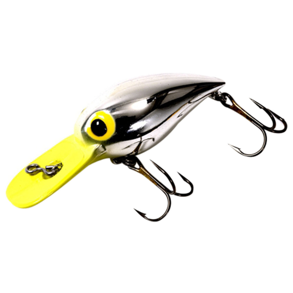 Brad's Magnum Wiggler Extra Deep Diving Crankbait - Nickel with Chartreuse Bill, 3/4oz, 3-3/4in - Nickel with Chartreuse Bill Brad's Magnum Wiggler Extra Deep Diving Crankbait - Nickel with Chartreuse Bill, 3/4oz, 3-3/4in - Nickel with Chartreuse Bill