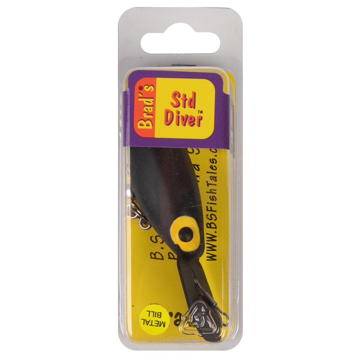 Brad's Standard Bait Diver Diver - Black, 5-14ft - Black Brad's Standard Bait Diver Diver - Black, 5-14ft - Black