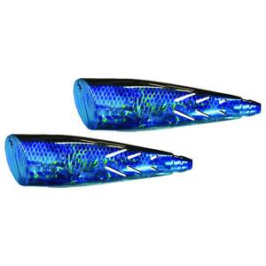 Brad's Super Bait Cut Plug 2 Pack Trolling Lure - Blue Jack, 4in Brad's Super Bait Cut Plug 2 Pack Trolling Lure - Blue Jack, 4in