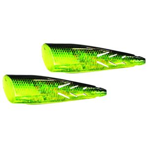 Brad's Super Bait Cut Plug 2 Pack Rigged Trolling Lure - Chartreuse Jack, 4in