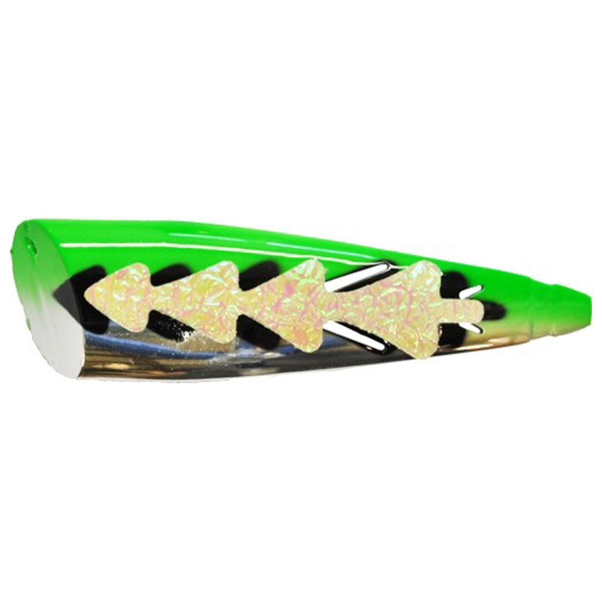Brad's Super Bait Cut Plug Rigged Trolling Lure - Holo, 4in - Holo Brad's Super Bait Cut Plug Rigged Trolling Lure - Holo, 4in - Holo