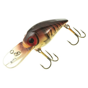 Brad's Wiggler Crankbait - Red and Black Crawfish, 3/8oz, 3in, 6-13ft
