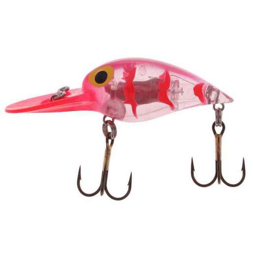 Brad's Lighted Wiggler Crankbaits - Clear with Red Herringbone