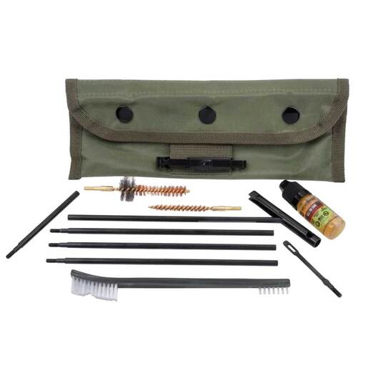Breakthrough Clean Technologies AR-15/M16/M4/8-36 Thread Military Style Cleaning Kit - Multi Color - Green 5.5in W x 16in H