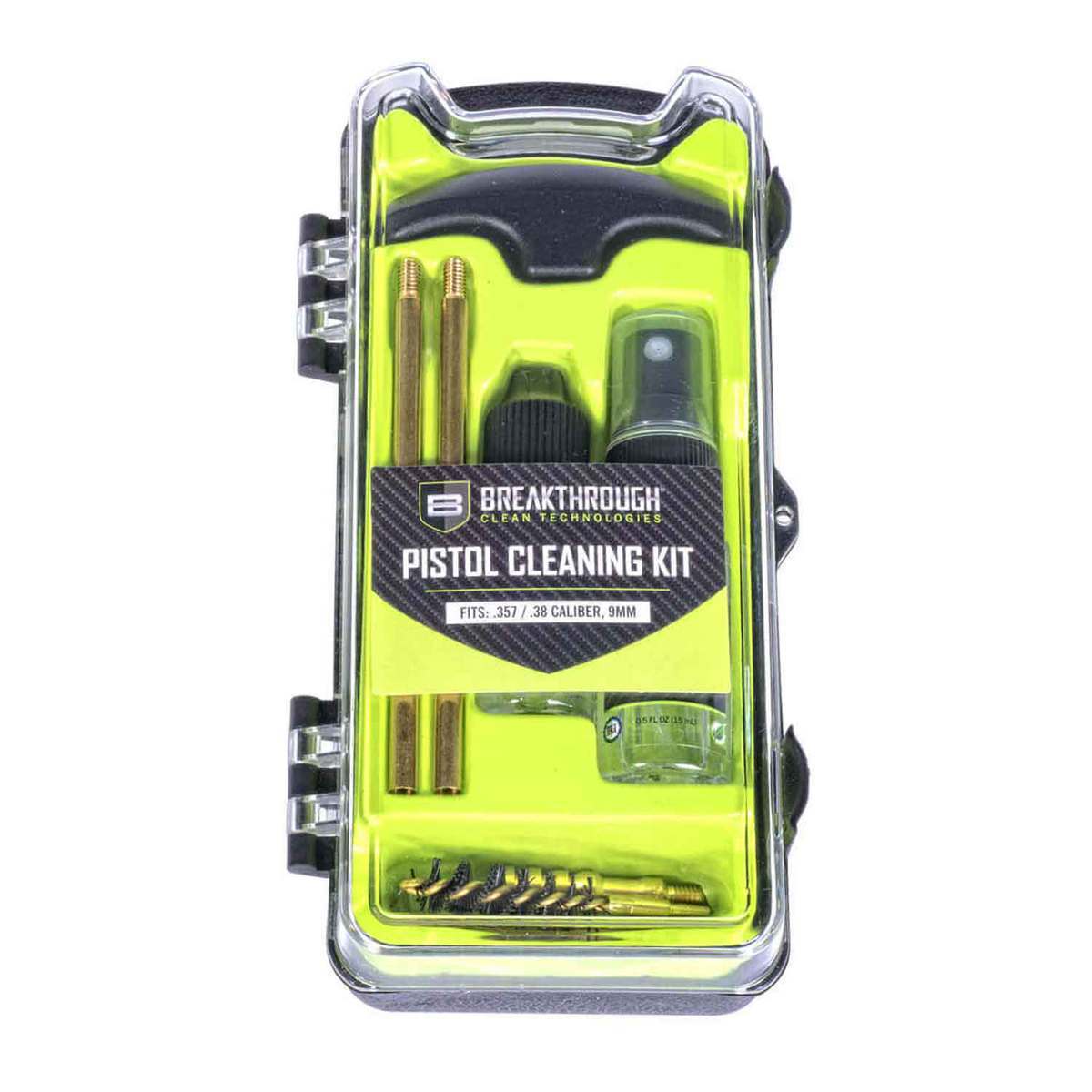 Breakthrough Vision Series Pistol Cleaning Kit - 357 Magnum/38 Special/9mm Luger Breakthrough Vision Series Pistol Cleaning Kit - 357 Magnum/38 Special/9mm Luger