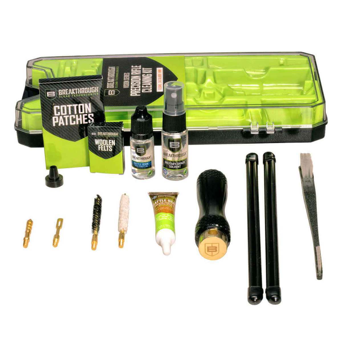 Breakthrough Vision Series Precision Rifle Cleaning Kit - 243 Winchester/6mm Remington Breakthrough Vision Series Precision Rifle Cleaning Kit - 243 Winchester/6mm Remington