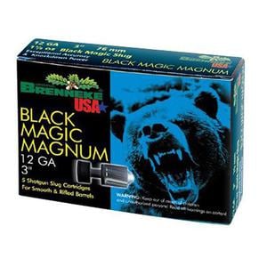 Brenneke Black Magic Magnum 12 Gauge 3in Slug Shotshells - 5 Rounds