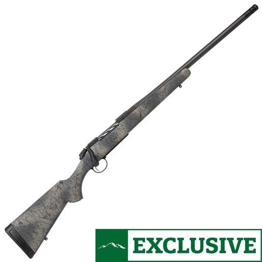 Bergara Ridge Carbon Wilderness 300 Winchester Magnum Camo/Black Cerakote Bolt Action Rifle – 24in – Camo