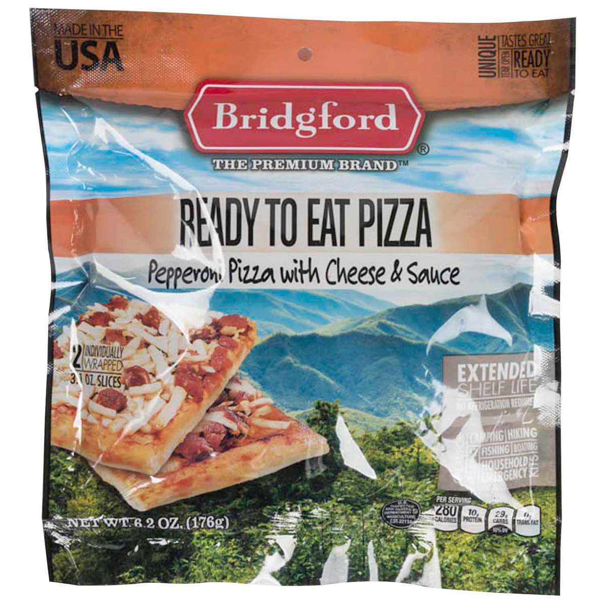 Bridgford Pepperoni & Cheese Pizza 2 Pack Bridgford Pepperoni & Cheese Pizza 2 Pack