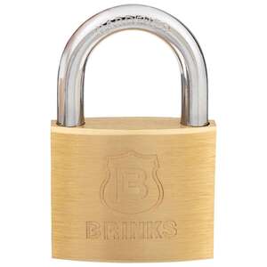 Brinks 40mm Brass Keyed Pad Lock