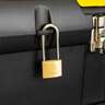 Brinks 40mm Brass Keyed Pad Lock - 4 Pack - Brass