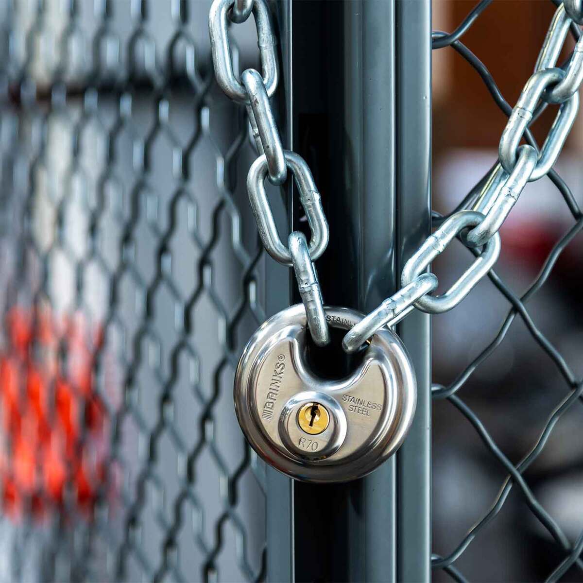 Brinks 70mm Stainless Steel Keyed Discus Padlock | Sportsman's Warehouse