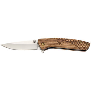 Browning Pursuit 2.5 inch Folding Knife - Wood