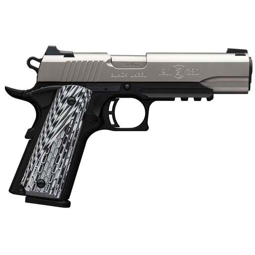 Browning 1191-380 Black Label Pro 380 Auto (ACP) 4.25in Satin Stainless Pistol - 8+1 Rounds image