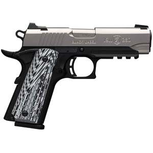 Browning 1191-380 Black Label Pro w/ Steel 3-Dot Combat Sights 380 Auto (ACP) 3.12in Matte Stainless Pistol - 8+1 Rounds