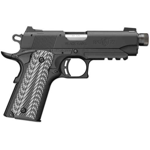 Browning 1911-22 Black Label 22 Long Rifle 4.25n Matte Black Pistol - 10+1 Rounds - Black image